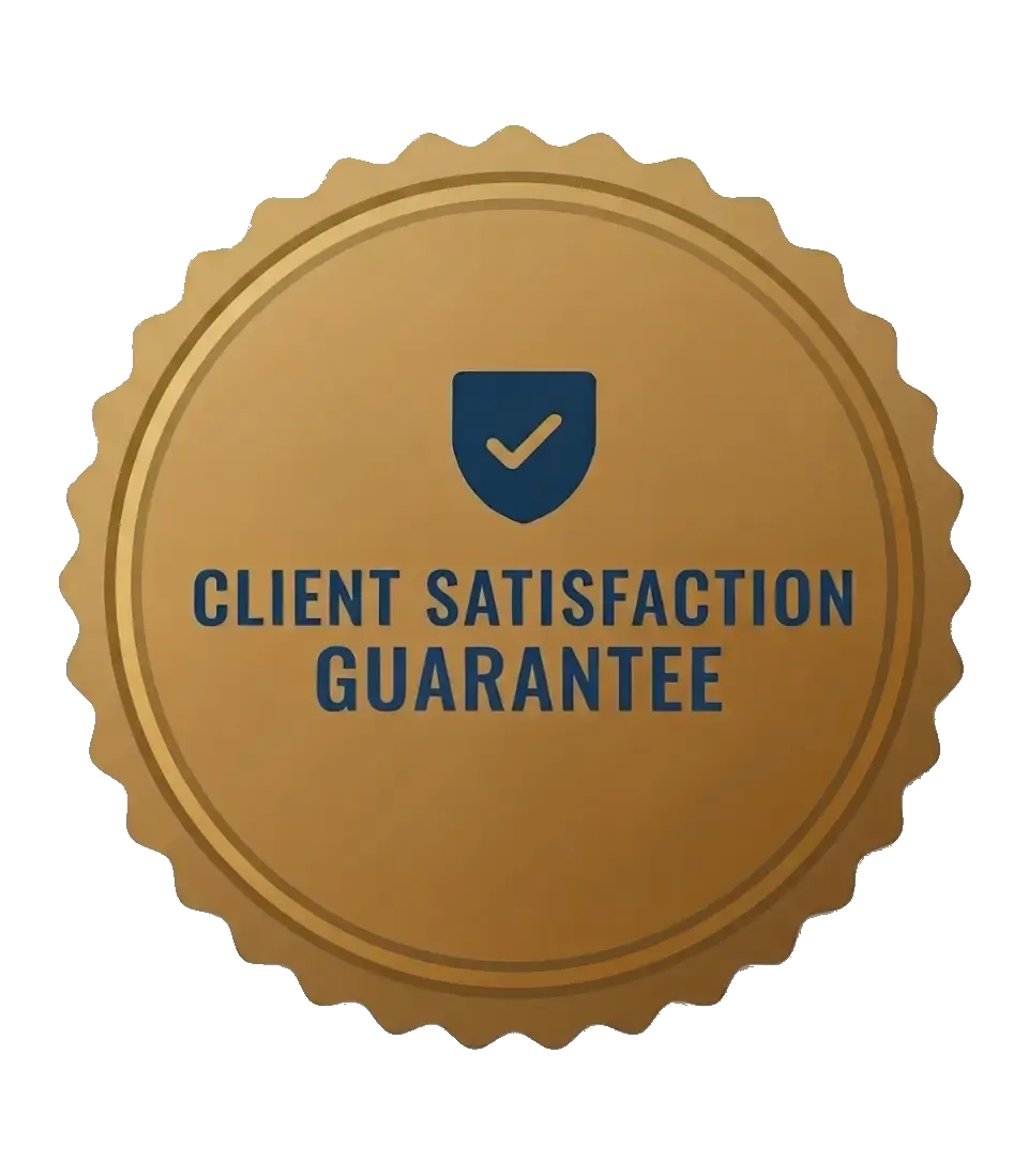 Satisfaction guaranteed seal